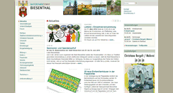 Desktop Screenshot of biesenthal.de